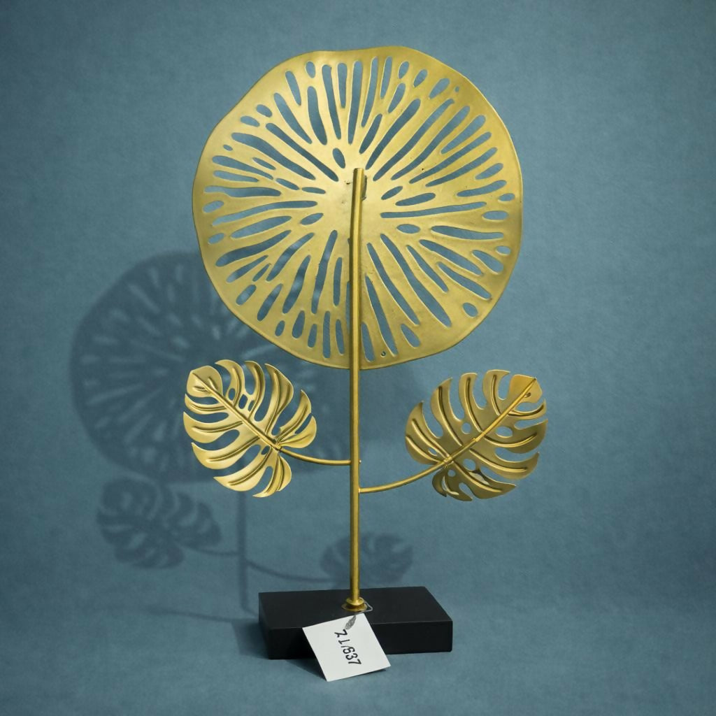 ALVENZA Modern Metal Flower Decor – Elegant Tabletop Showpiece for Home & Office