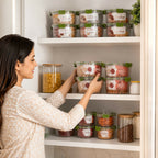 ALVENZA Food Storage Container Set – Space-Saving & Leak-Proof Design