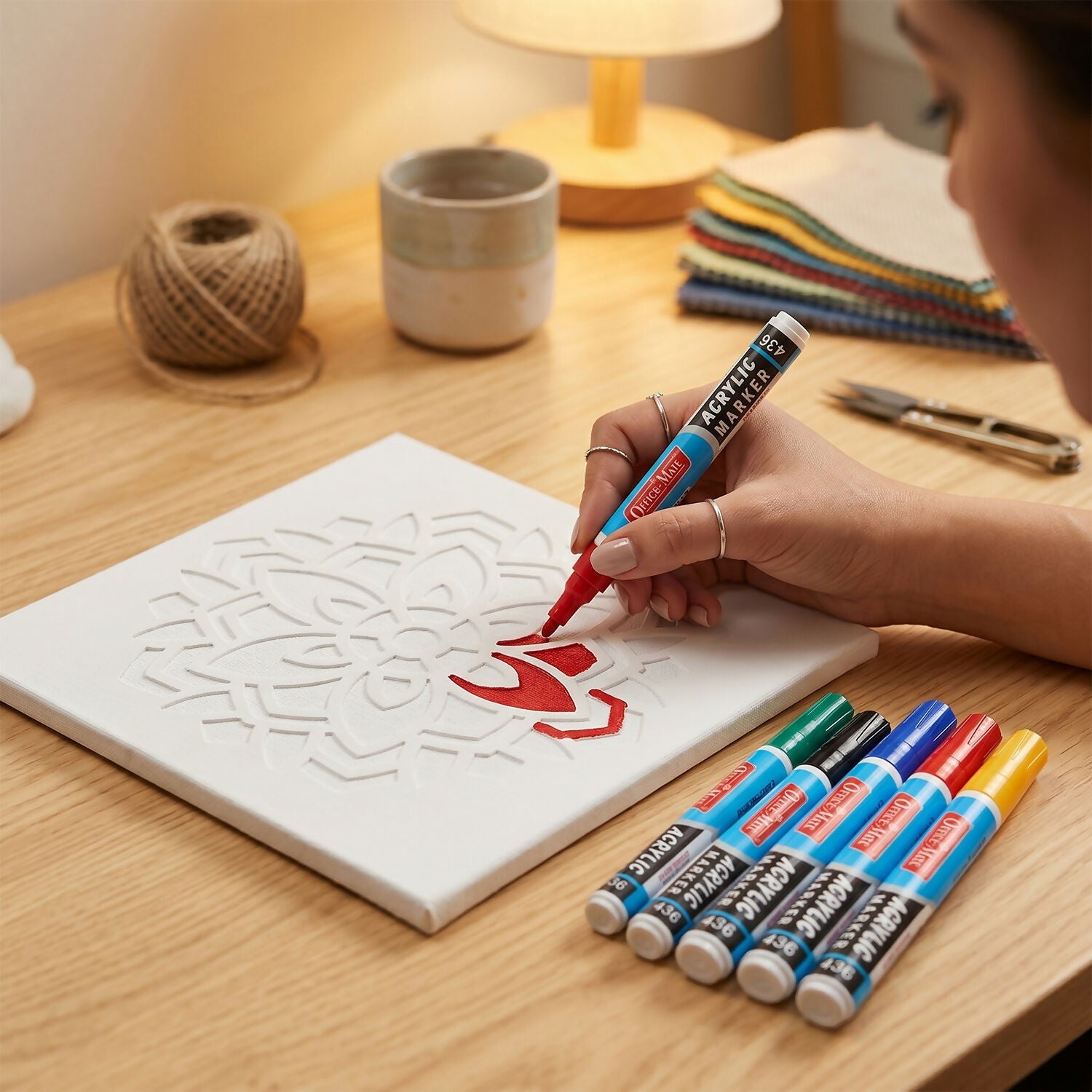 ALVENZA DIY Canvas Creation Kit – Fun & Creative Art for Kids
