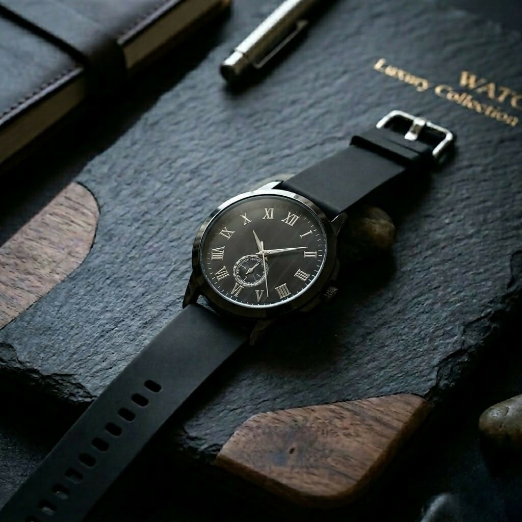 Analog Wrist Watch – Classic Roman Dial & Stylish Design