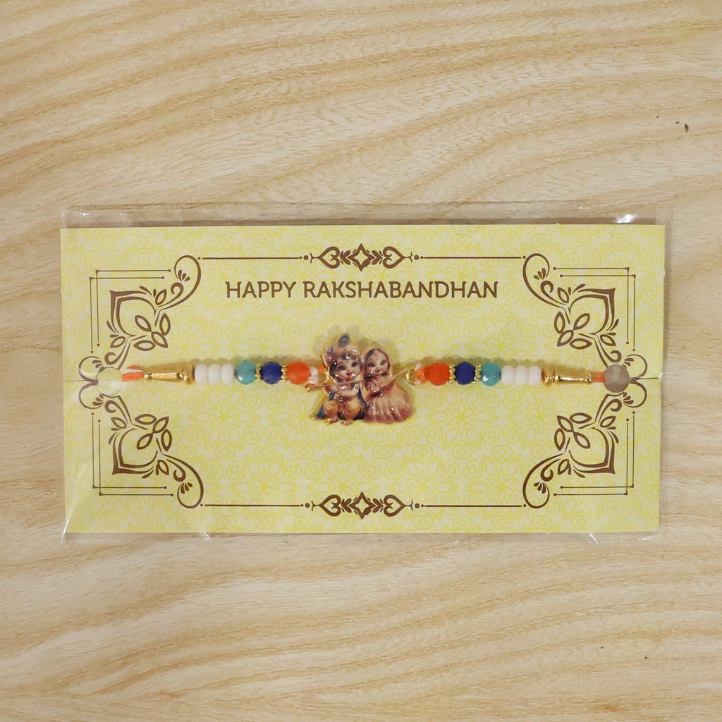 ALVENZA Radha Krishna Rakhi – Divine Love and Blessings for Brother