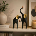 ALVENZA Modern Elephant Showpiece – Elegant Resin Decor for Home & Office