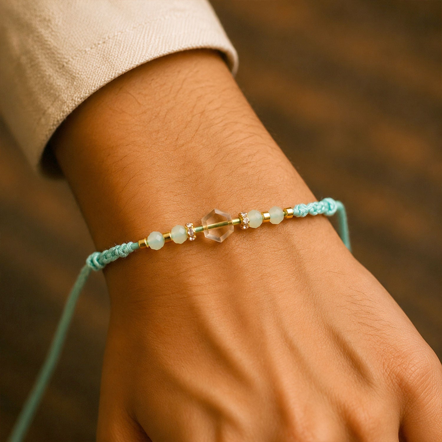 ALVENZA Premium Sparkle Designer Rakhi with Pearl Detail, Stone Centre and Gift Ready Style
