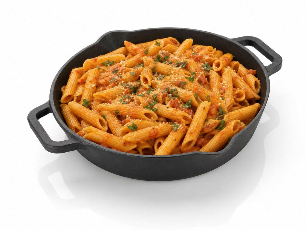 ALVENZA Cast Iron Skillet – 22cm, Gas & Induction Compatible for Versatile Cooking